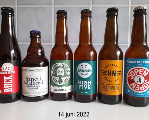 PINT-Bierproefavond Haarlem, 14 juni 2022, thema "tripels"