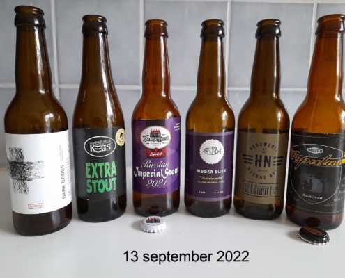 PINT-Bierproefavond Haarlem, 13 september 2022, thema "stouts"