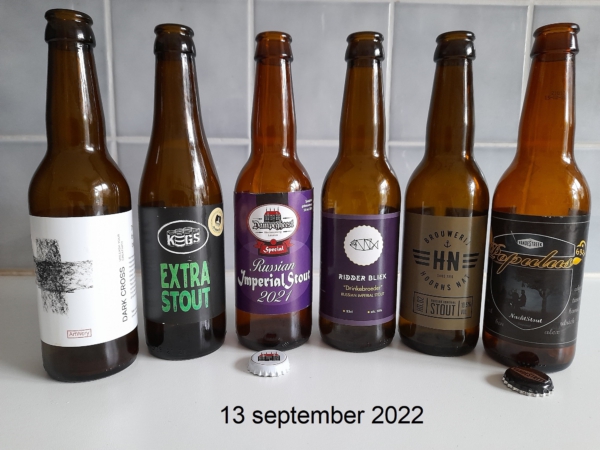 PINT-Bierproefavond Haarlem, 13 september 2022, thema "stouts"