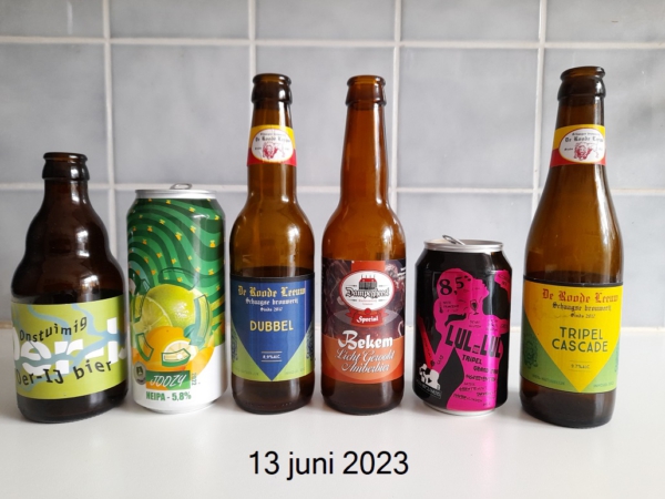PINT-Bierproefavond Haarlem, 13 juni 2023, thema "NHBF 2022"