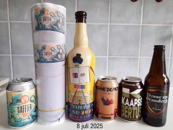 20250708 PINT-Bierproefavond Haarlem, met Saffier uit blik en van de tap